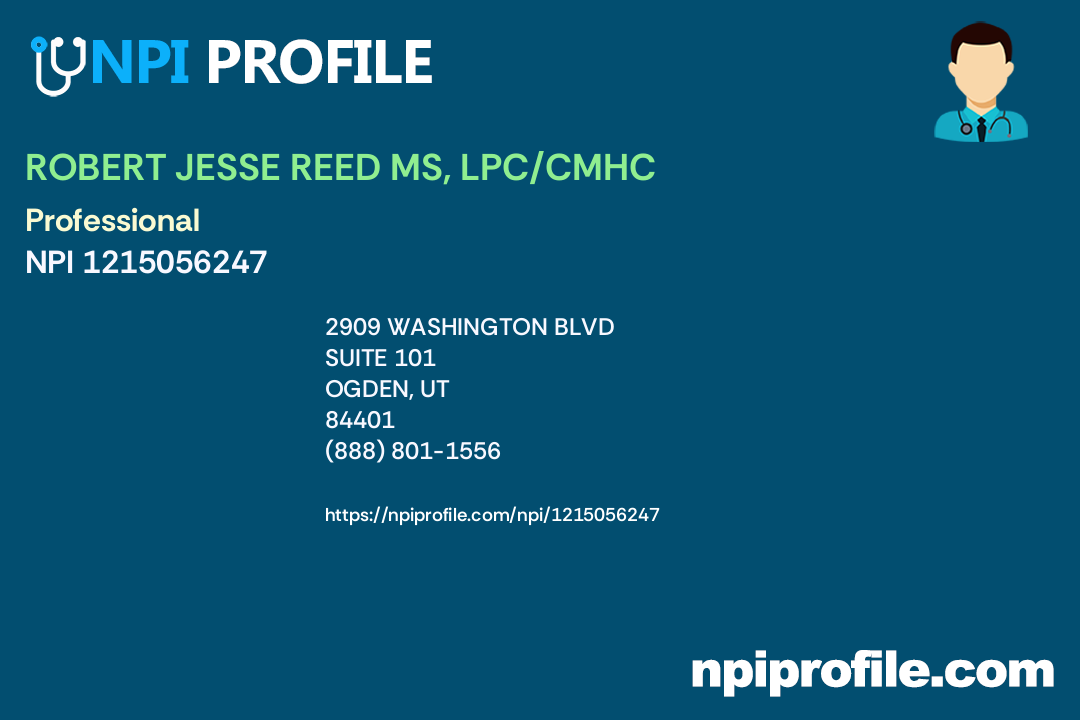 ROBERT JESSE REED MS, LPC/CMHC Accepted Health Plans and Insurance