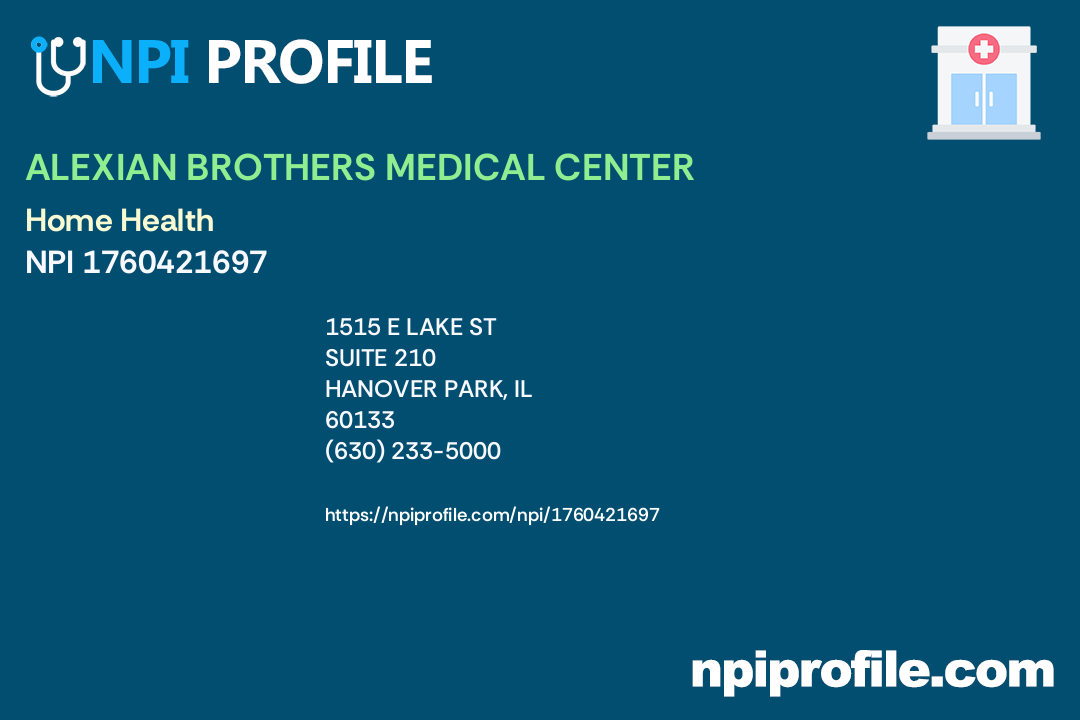 ALEXIAN BROTHERS HOME HEALTH, NPI 1760421697 Home Health in Hanover